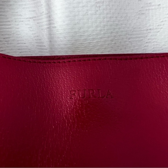 Furla Vintage Red Shoulder Bag - Picture 6 of 15